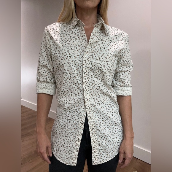 J. Crew Mercantile Men’s Slim Fit Button Down Floral Shirt - Size Small - Picture 6 of 6